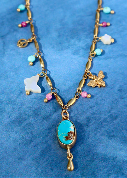 The Moon Bear Charm Necklace "The Sweet One"