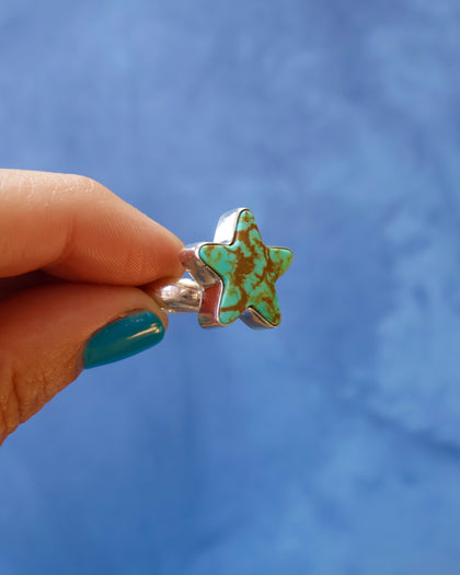 Star Ring in Campitos Turquoise & Sterling Silver