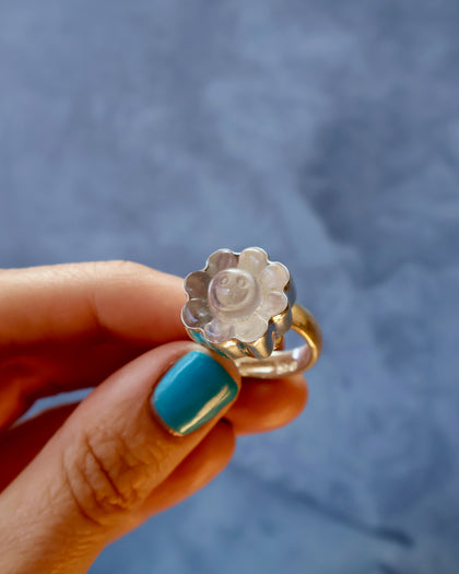 Colleen's Happy Go Lucky Ring Sterling Silver