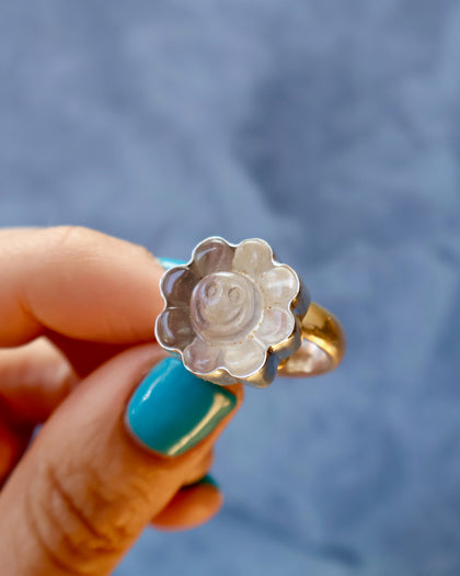 Colleen's Happy Go Lucky Ring Sterling Silver