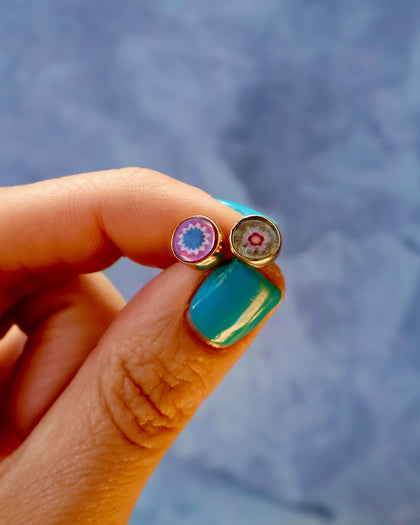 Flower Power Mismatched Studs