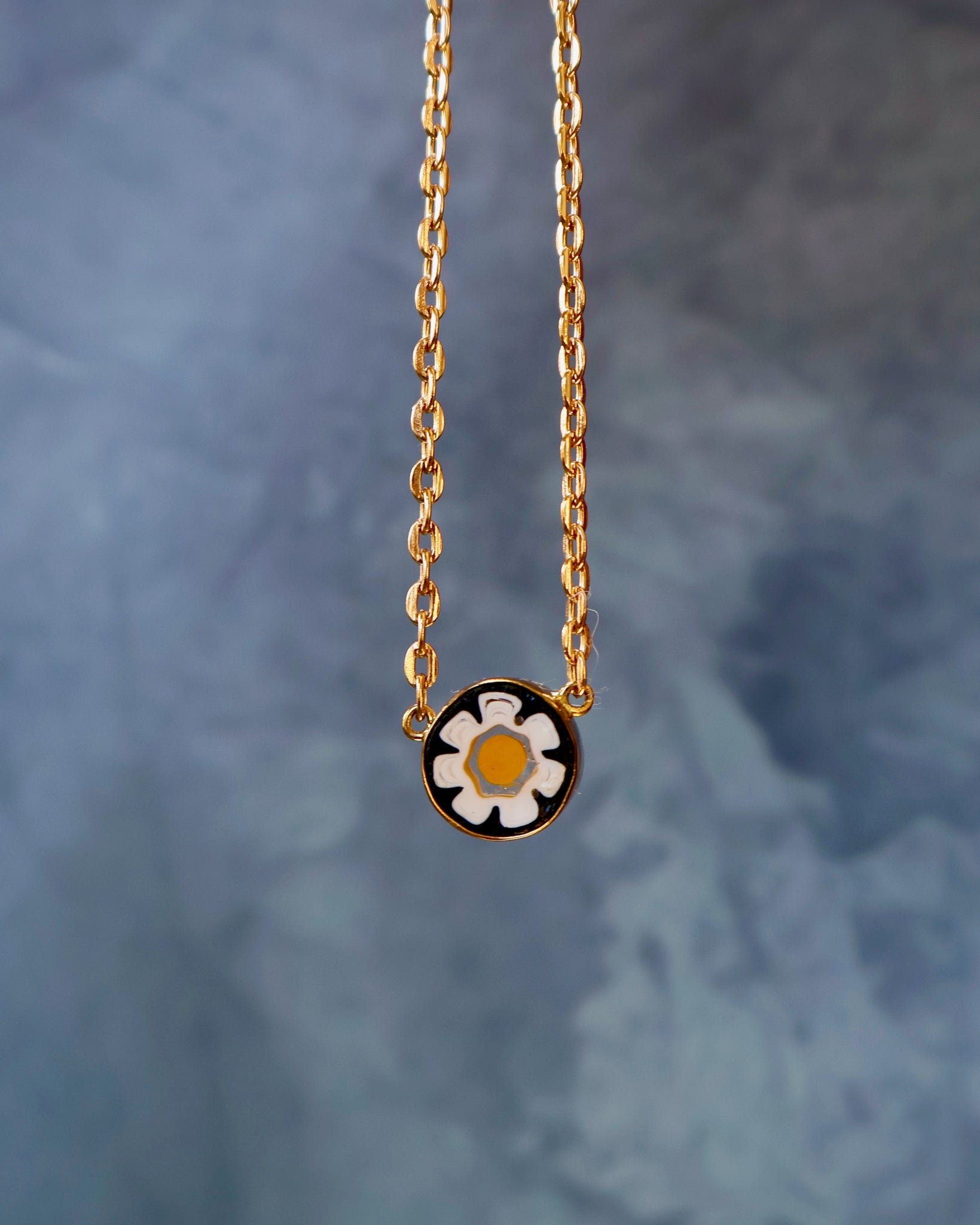 Flower Power Millefiori Necklace F28
