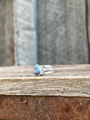 Opal Double Band Ring in Sterling Silver #205