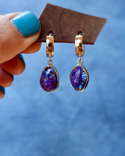 Mojave Turquoise Ear Huggie