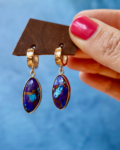 Mojave Turquoise Ear Huggie