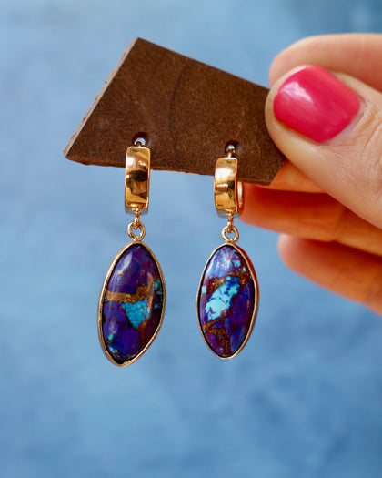 Mojave Turquoise Ear Huggie