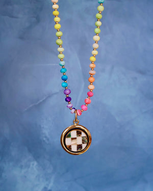 For Amanda Checkerboard Pendant only