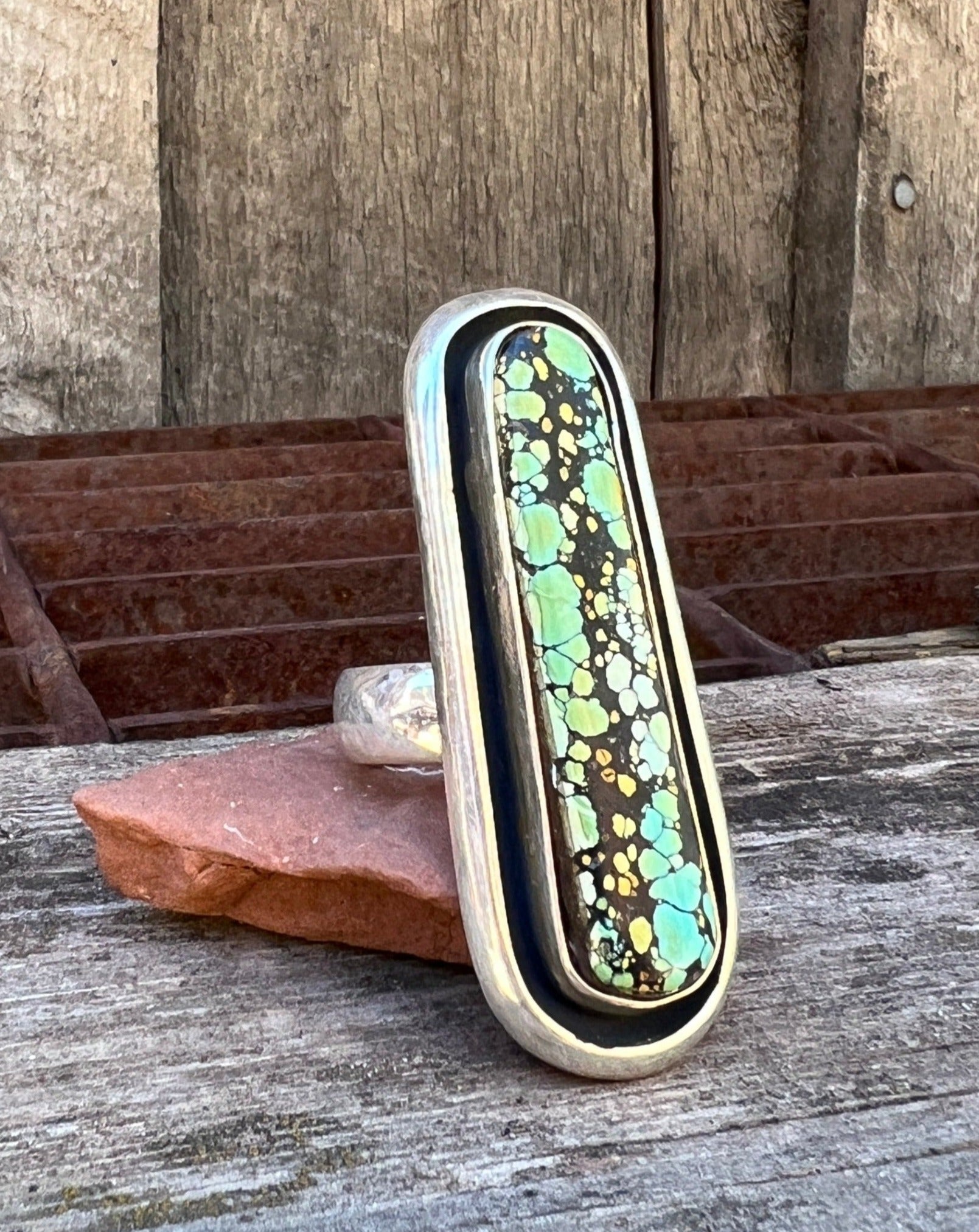 Cloud Mountain Shadow Box ring in Sterling Silver D5