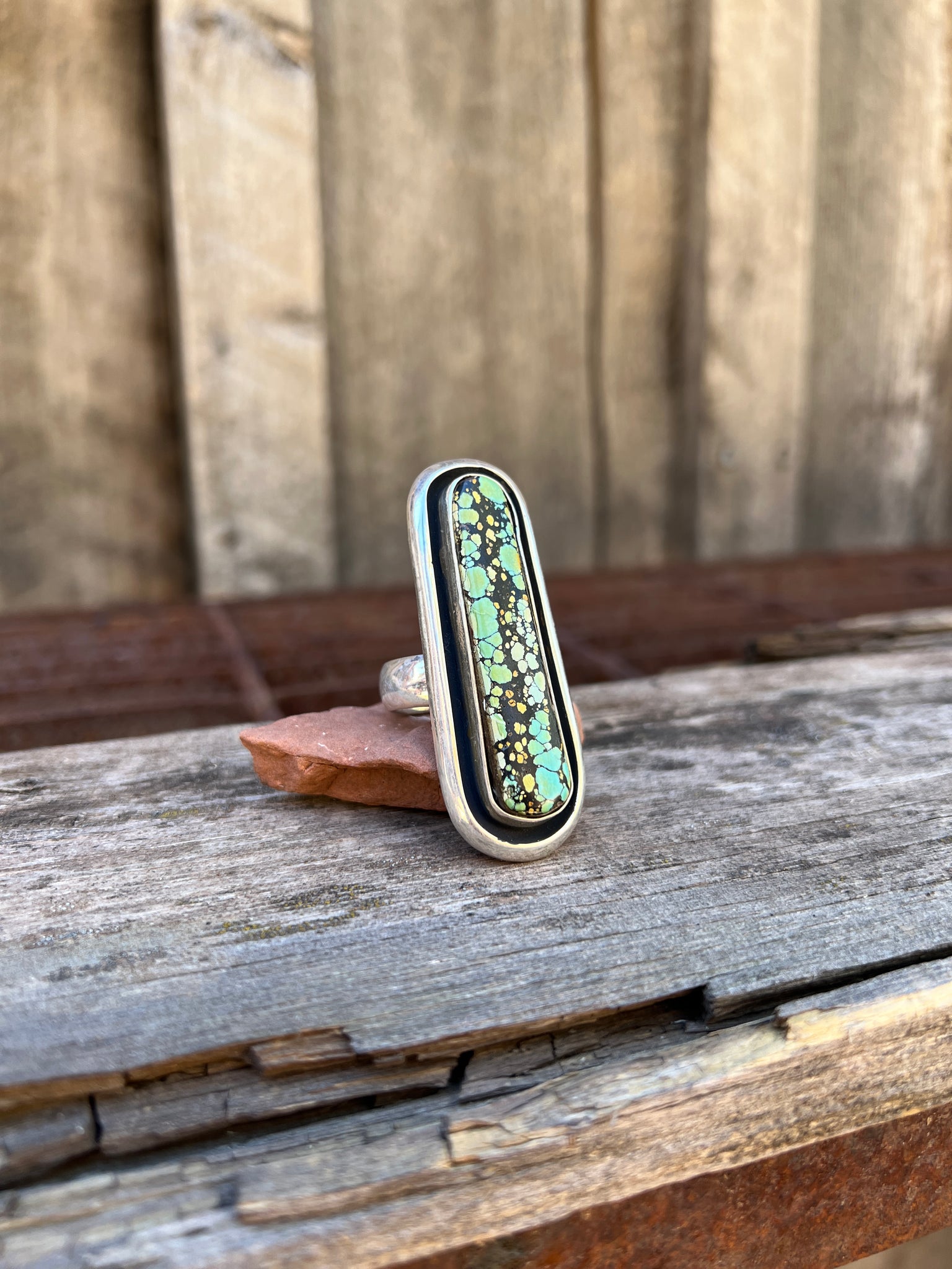 Cloud Mountain Shadow Box ring in Sterling Silver D5