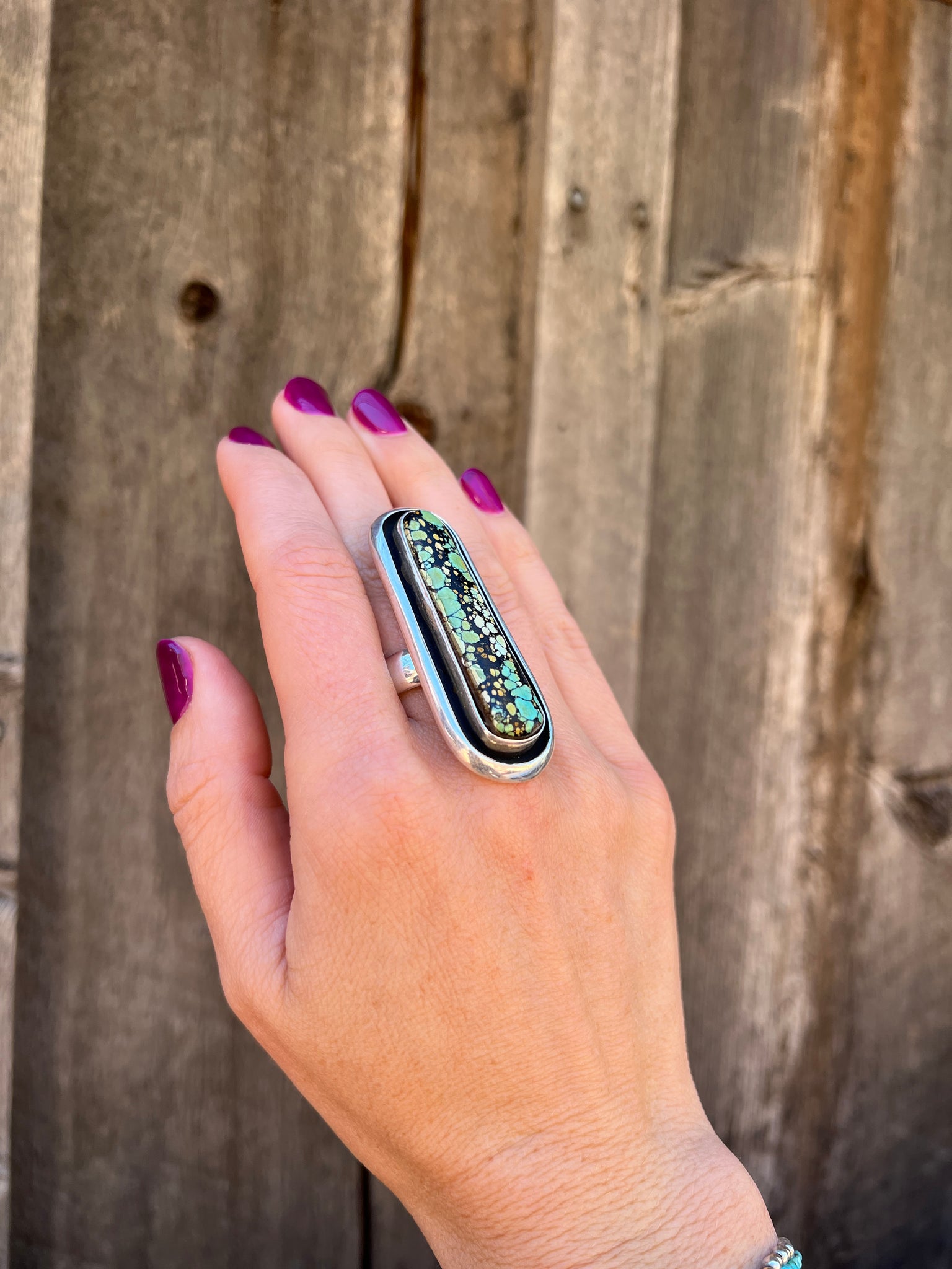 Cloud Mountain Shadow Box ring in Sterling Silver D5