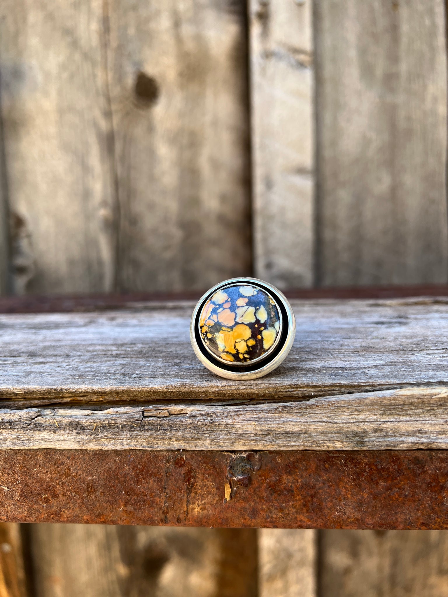 Cloud Mountain Shadow Box ring in Sterling Silver D8