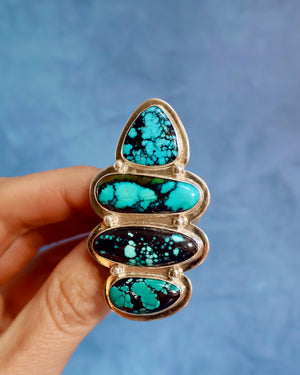 Wild Thistle Turquoise Ring WT101