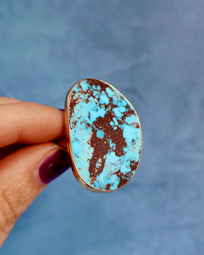 Turquoise Ring in Gold Alchemia