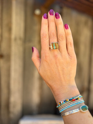 Royston Ribbom Ring in Sterling Silver D18