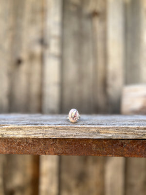 Cantera Opal & Sterling Silver Adjustable Ring D67