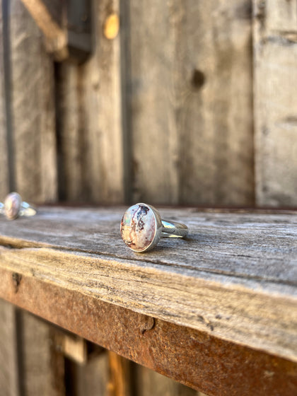 Cantera Opal & Sterling Silver Adjustable Ring