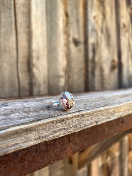 Cantera Opal & Sterling Silver Adjustable Ring