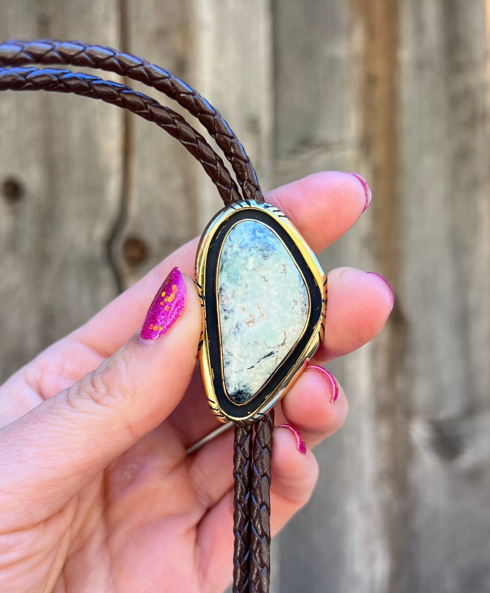 Golden Hour Bolo Varascite in Gold Alchemia D84