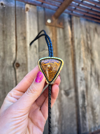 Golden Hour Bolo Coquina Jasper in Gold Alchemia