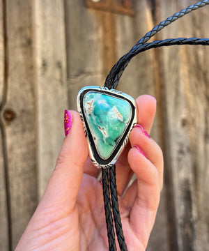 Variscite Bolo in Sterling Silver D83