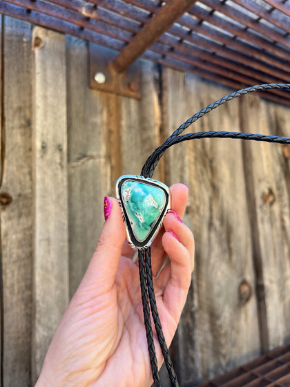 Variscite Bolo in Sterling Silver