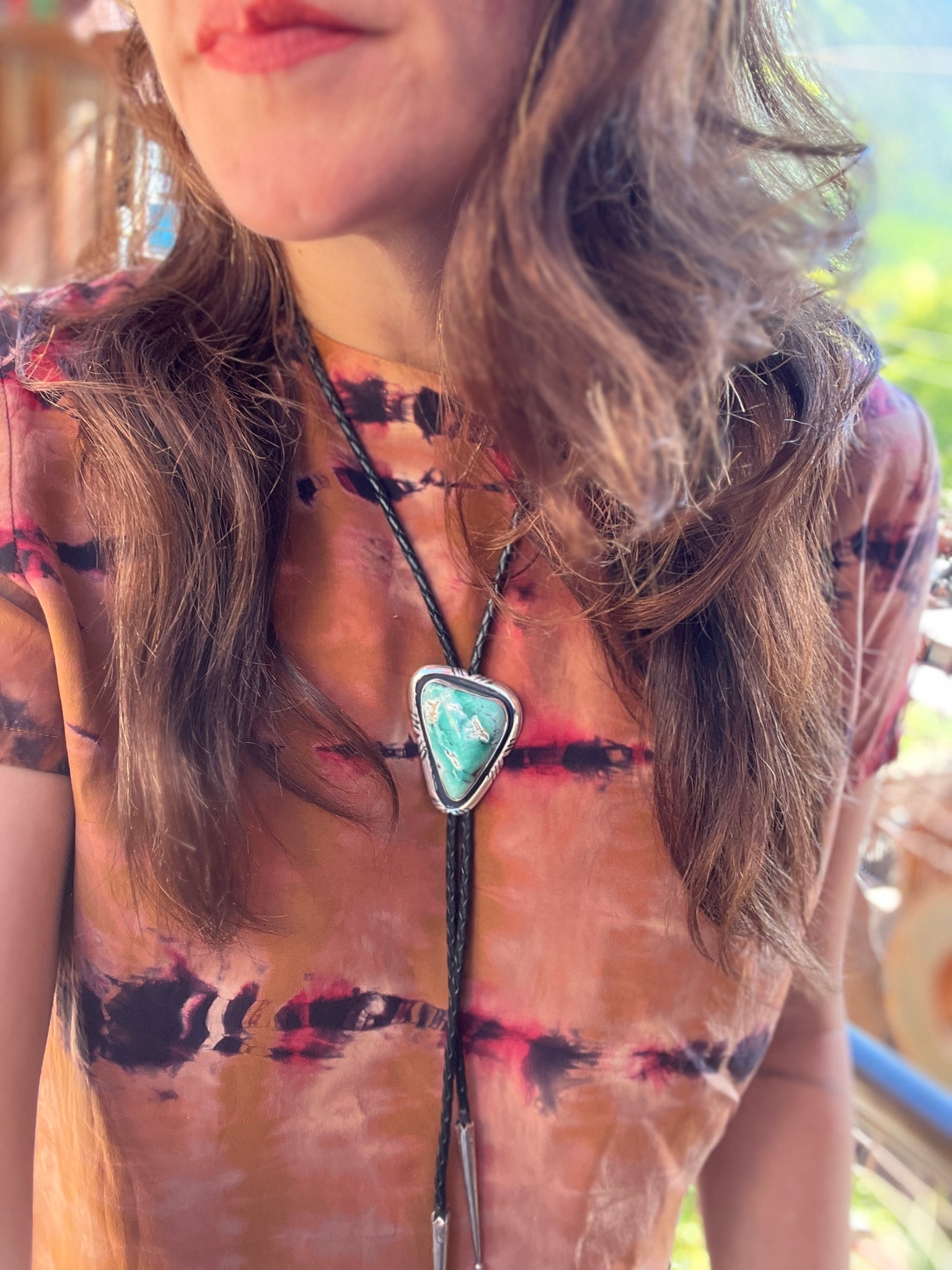 Variscite Bolo in Sterling Silver D83