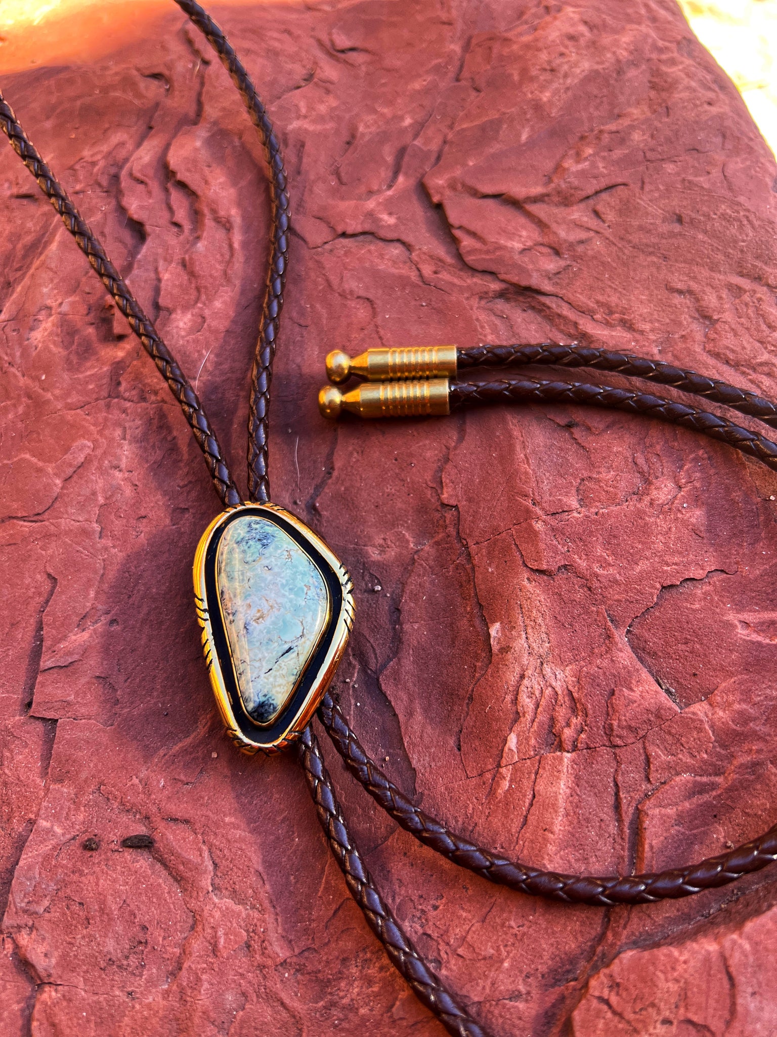 Golden Hour Bolo Varascite in Gold Alchemia D84