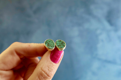 Hubei Turquoise Gold Alchemia Studs