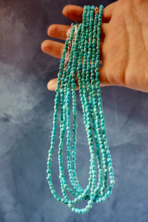 Campitos Turquoise Beaded Layering Necklace E38
