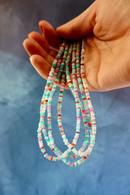 Rainbow Opal Layering Necklace