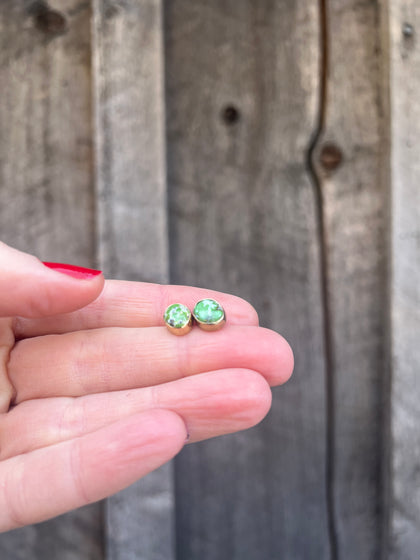 Free Form Stud Sonoran Gold & Gold Alchemia