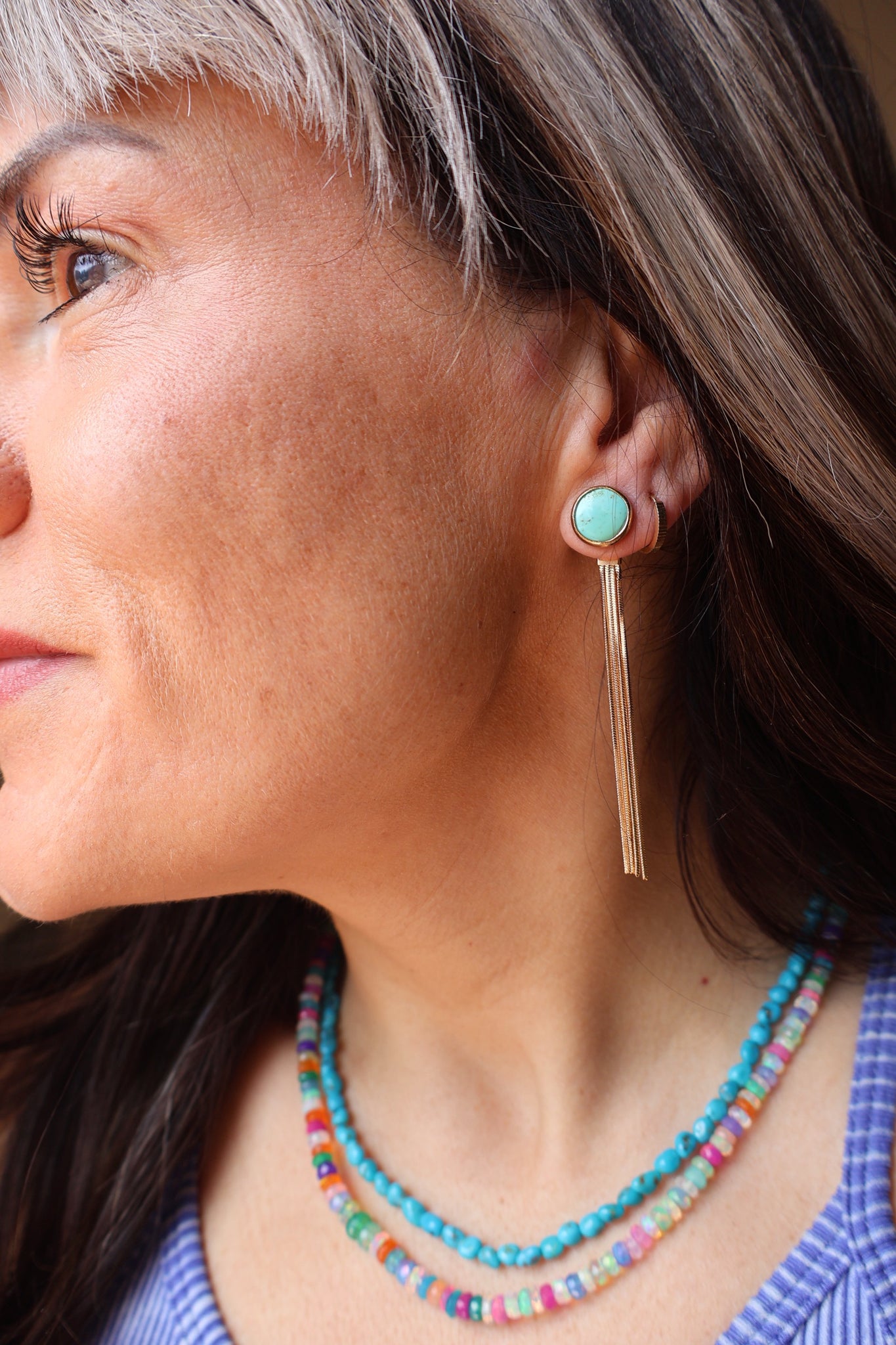 Campitos Turquoise Studs E42