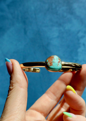 Royston Turquoise Stacker Cuff Bracelet E8
