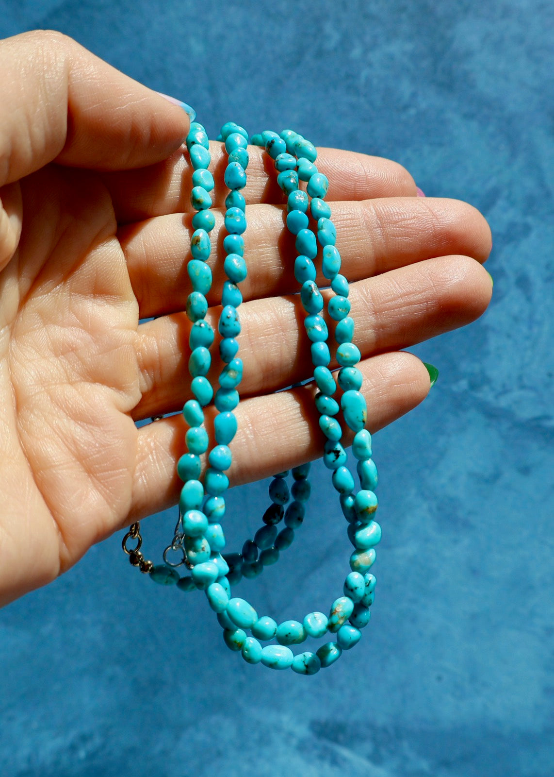 Campitos Turquoise Beaded Layering Necklace E38
