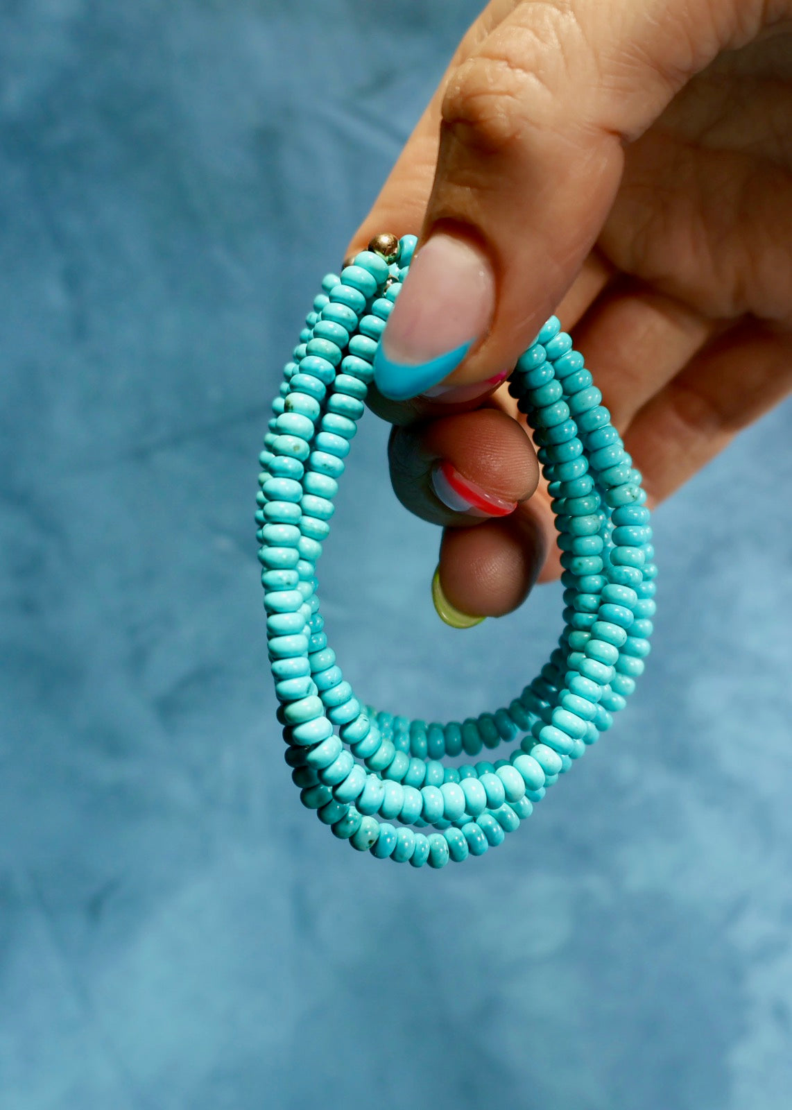 Turquoise Stretch Bracelet E74