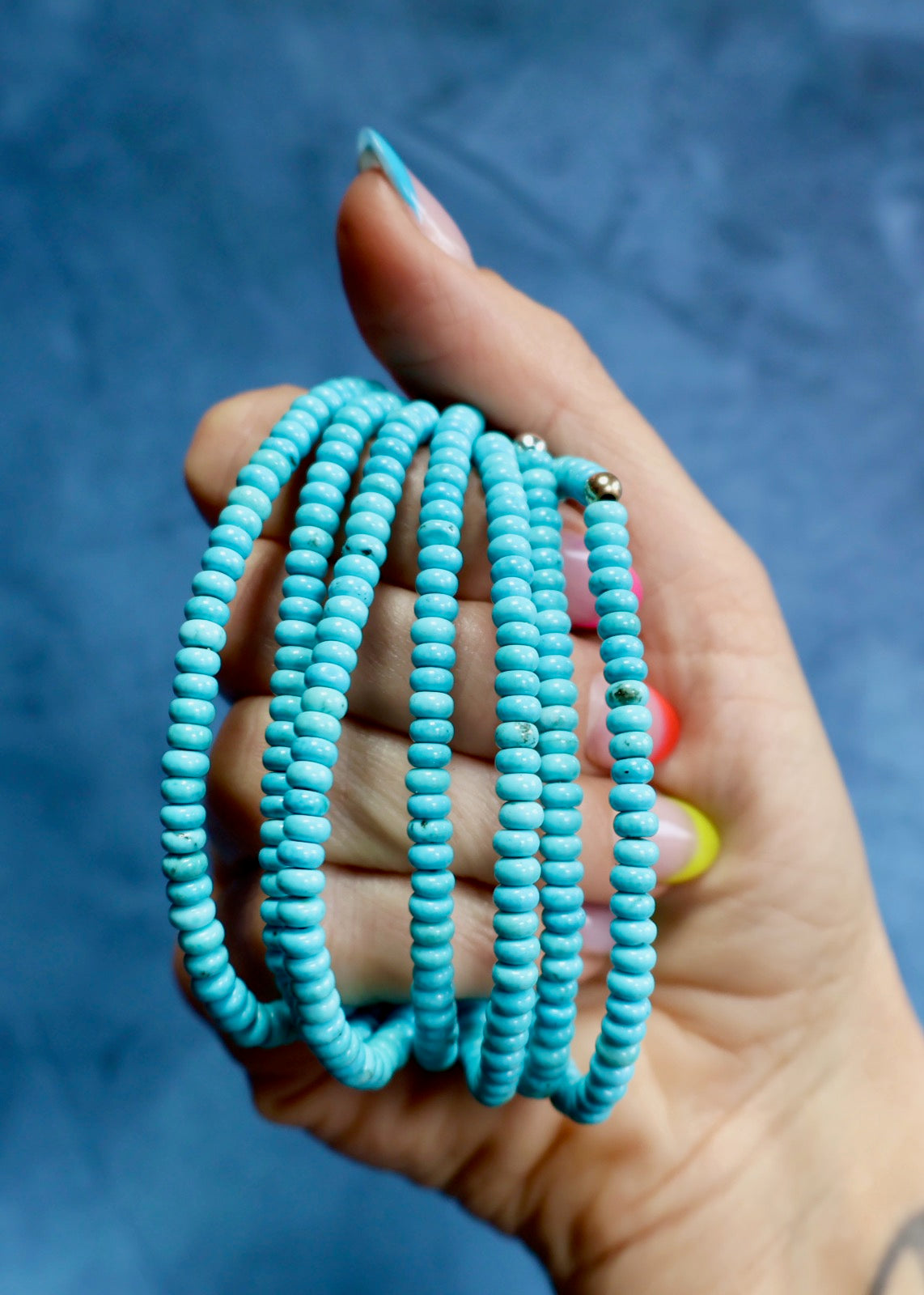 Turquoise Stretch Bracelet E74