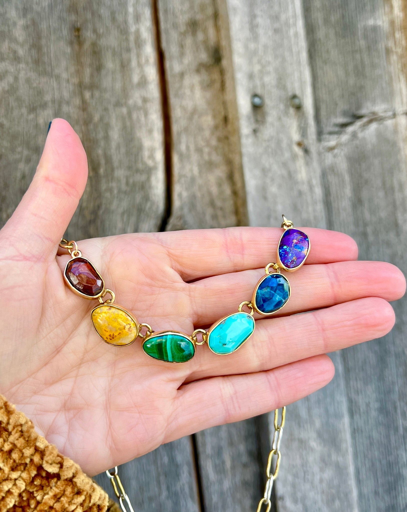 Winter Rainbows Necklace