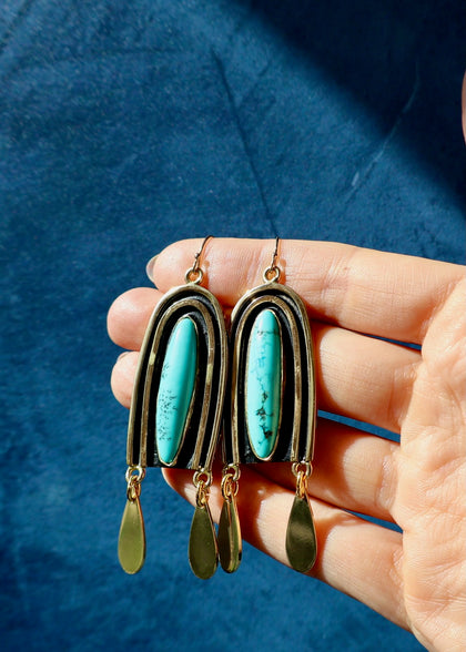 Rainbow Connection Teardrop Earrings