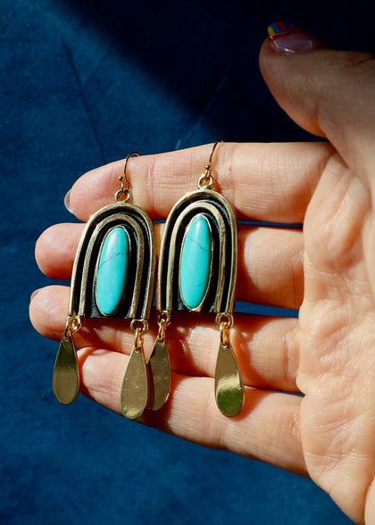 Rainbow Connection Teardrop Earrings