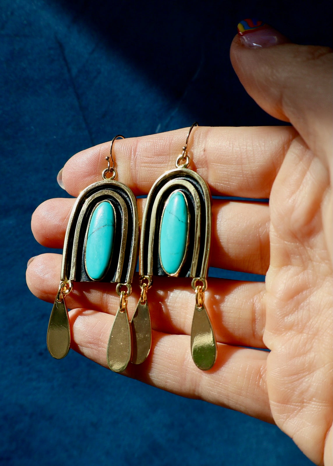 Rainbow Connection Teardrop Earrings  RC32
