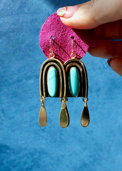Rainbow Connection Teardrop Earrings