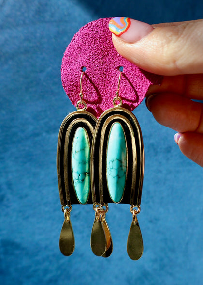 Rainbow Connection Teardrop Earrings
