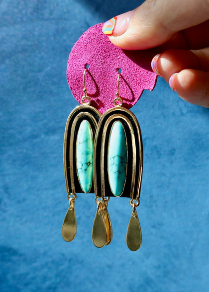 Rainbow Connection Teardrop Earrings