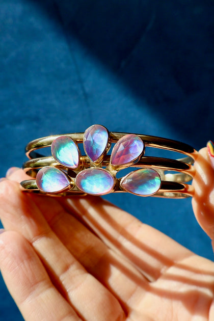 Aurora Opal Triple Cuff