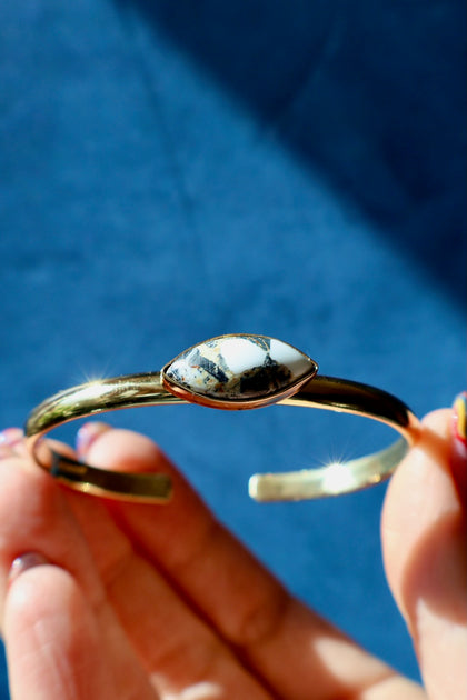 White Buffalo Stacking Cuff