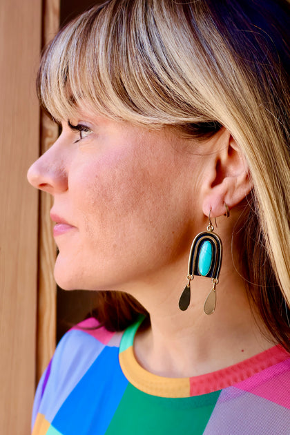 Rainbow Connection Teardrop Earrings