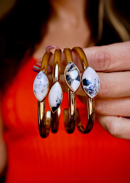 White Buffalo Stacking Cuff