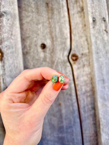 Sonoran Gold & Gold Alchemia Stud Earring