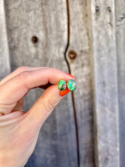 Sonoran Gold & Gold Alchemia Stud Earring