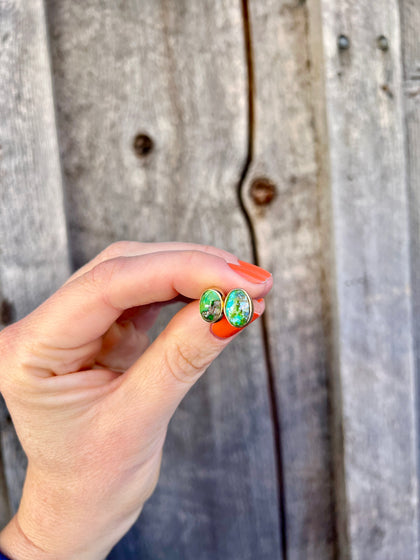 Sonoran Gold & Gold Alchemia Stud Earring